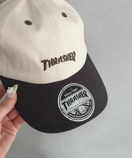 THRASHER(スラッシャー)の「THRASHER キッズ ロゴキャップ 配色バイザー カジュアル 帽子(キャップ・キッズ・ホワイト系その他/ホワイト系その他3/ホワイト系その他4/ホワイト系その他2・53-55cm)」の20枚目の写真