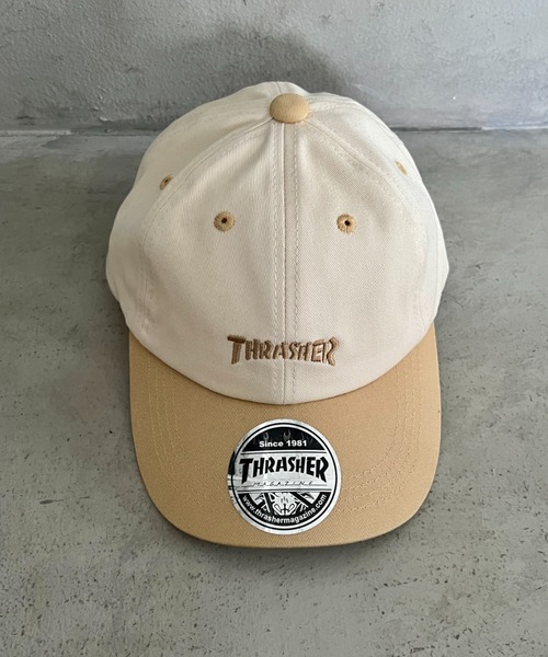 THRASHER(スラッシャー)の「THRASHER キッズ ロゴキャップ 配色バイザー カジュアル 帽子(キャップ・キッズ・ホワイト系その他/ホワイト系その他3/ホワイト系その他4/ホワイト系その他2・53-55cm)」の8枚目の写真
