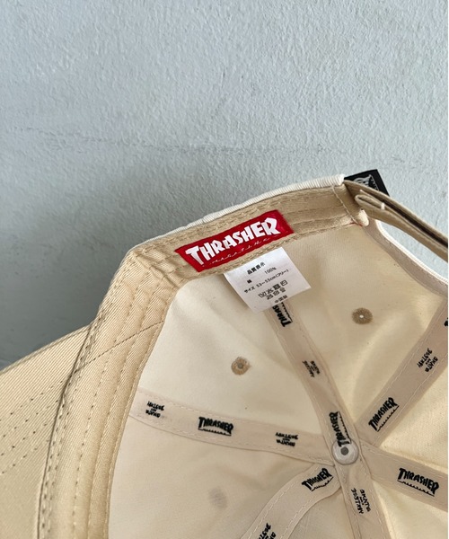 THRASHER(スラッシャー)の「THRASHER キッズ ロゴキャップ 配色バイザー カジュアル 帽子(キャップ・キッズ・ホワイト系その他/ホワイト系その他3/ホワイト系その他4/ホワイト系その他2・53-55cm)」の14枚目の写真