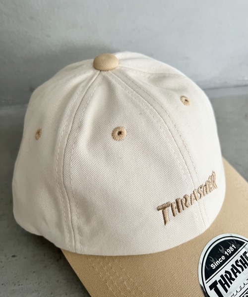 THRASHER(スラッシャー)の「THRASHER キッズ ロゴキャップ 配色バイザー カジュアル 帽子(キャップ・キッズ・ホワイト系その他/ホワイト系その他3/ホワイト系その他4/ホワイト系その他2・53-55cm)」の10枚目の写真