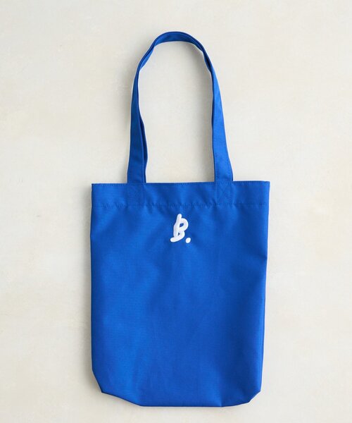 Kastane(カスタネ)の「【5色展開/一部店舗限定】B 刺繍入りトートBAG(トートバッグ・レディース・カーキ/グレー/ブルー/ピンク/オレンジ・FREE)」の4枚目の写真