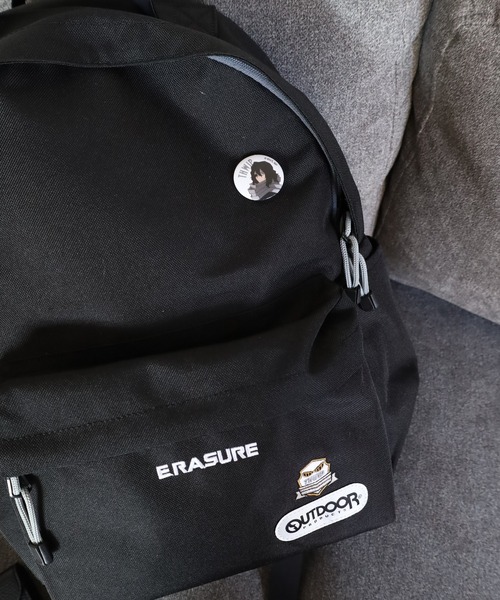 OUTDOOR PRODUCTS(アウトドアプロダクツ)の「僕のヒーローアカデミア×OUTDOOR PRODUCTS 缶バッチ付きバックパック(バックパック/リュック・メンズ・ブラック/ターコイズブルー/スカイブルー・フリー)」の5枚目の写真