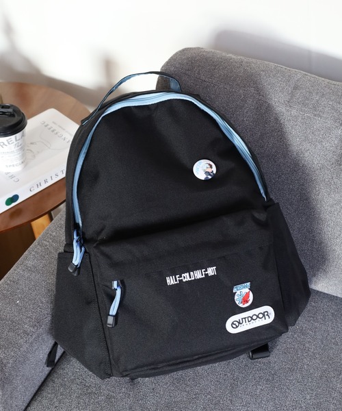 OUTDOOR PRODUCTS(アウトドアプロダクツ)の「僕のヒーローアカデミア×OUTDOOR PRODUCTS 缶バッチ付きバックパック(バックパック/リュック・メンズ・ブラック/ターコイズブルー/スカイブルー・フリー)」の13枚目の写真