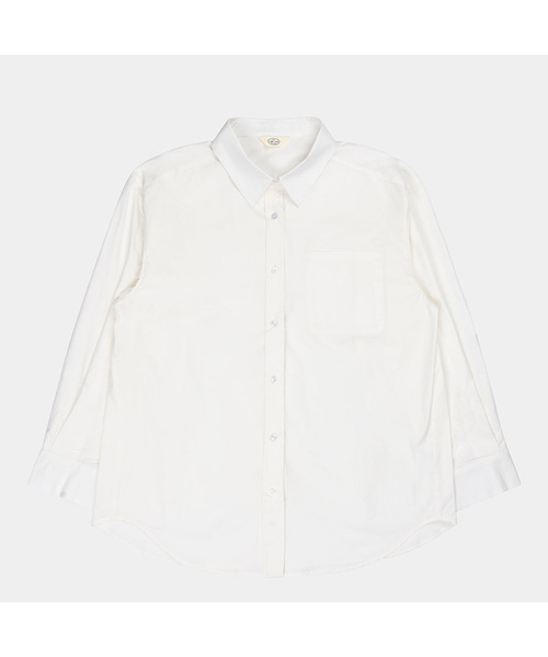 PIGMENT（ピグメント）の「スプリングボクシーヒドンシャツ/シャツ (KYNB2509056)（シャツ/ブラウス・レディース・アイボリー/ブルー・FREE）」の2枚目の写真