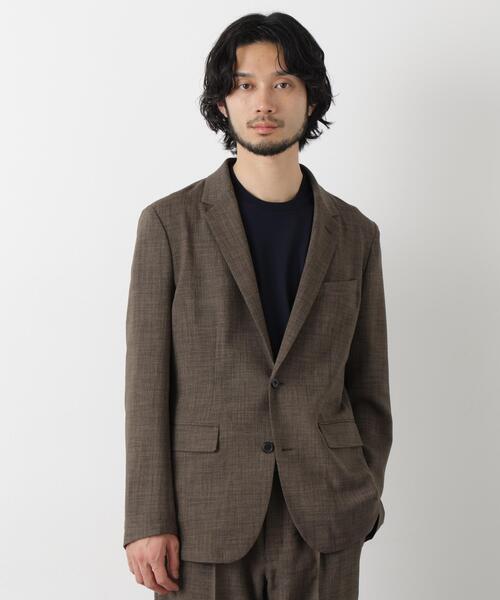NANO universe(ナノユニバース)の「「Damerino」Reflax(R)キャンバスセットアップ/吸水速乾・防シワ(セットアップ・メンズ・モカ/ライトグレー/ダークブルー・L/M/S/XL)」の7枚目の写真