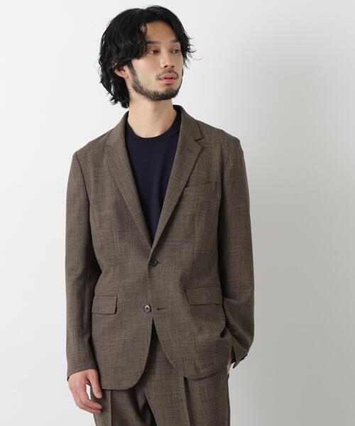 NANO universe(ナノユニバース)の「「Damerino」Reflax(R)キャンバスセットアップ/吸水速乾・防シワ(セットアップ・メンズ・モカ/ライトグレー/ダークブルー・L/M/S/XL)」の6枚目の写真