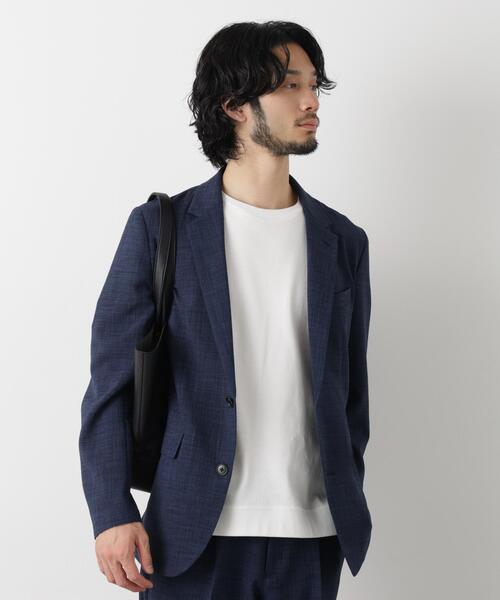 NANO universe(ナノユニバース)の「「Damerino」Reflax(R)キャンバスセットアップ/吸水速乾・防シワ(セットアップ・メンズ・モカ/ライトグレー/ダークブルー・L/M/S/XL)」の14枚目の写真