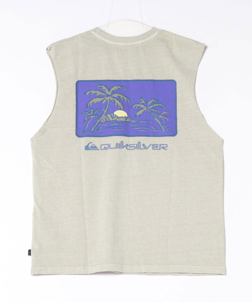Quiksilver(クイックシルバー)の「【ムラサキスポーツ限定】QUIKSILVER/クイックシルバー タンクトップ ロゴ バックプリント バンドマンカット ピグメント加工 QSL262604M(タンクトップ・メンズ・ライトアッシュグレー/ブラック・L/M)」の19枚目の写真