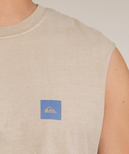 Quiksilver(クイックシルバー)の「【ムラサキスポーツ限定】QUIKSILVER/クイックシルバー タンクトップ ロゴ バックプリント バンドマンカット ピグメント加工 QSL262604M(タンクトップ・メンズ・ライトアッシュグレー/ブラック・L/M)」の17枚目の写真