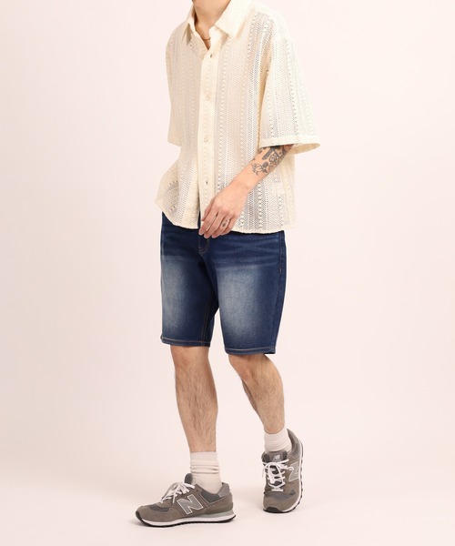 FUNALIVE(ファンアライブ)の「接触冷感ショートデニムパンツ(デニムパンツ・メンズ・ワンウォッシュ/ブルー/ブルー系その他/インディゴブルー・XXL/L/XL/M)」の9枚目の写真
