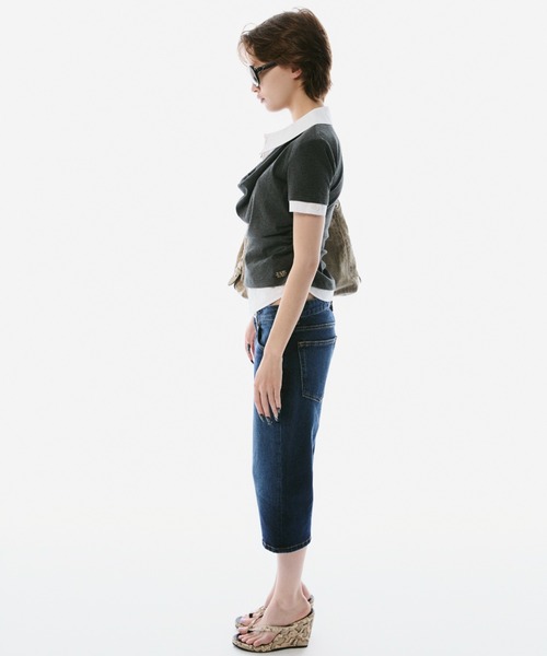 BLONDEY（ブロンディ）の「SHIRT DOCKING DRAPE NECK TOPS（その他トップス・レディース・チャコールグレー/ブラック・FREE）」の17枚目の写真
