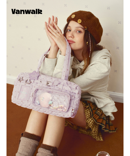 VANWALK（バンウォーク）の「Bubble pop tote bag [Lilac]（ショルダーバッグ・レディース・ライトパープル・FREE）」の2枚目の写真