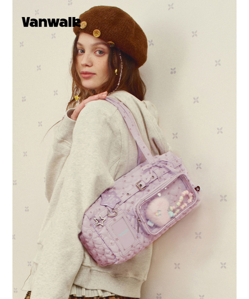 VANWALK（バンウォーク）の「Bubble pop tote bag [Lilac]（ショルダーバッグ・レディース・ライトパープル・FREE）」の3枚目の写真