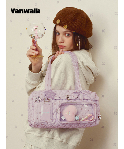 VANWALK（バンウォーク）の「Bubble pop tote bag [Lilac]（ショルダーバッグ・レディース・ライトパープル・FREE）」の4枚目の写真