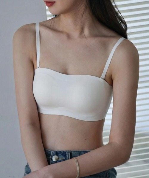 yuue' ( wear )(ユーイ)の「2WAYブラトップ/チューブトップブラ(チューブトップ・レディース・ホワイト/ベージュ/ブラック・S/M/L)」の4枚目の写真