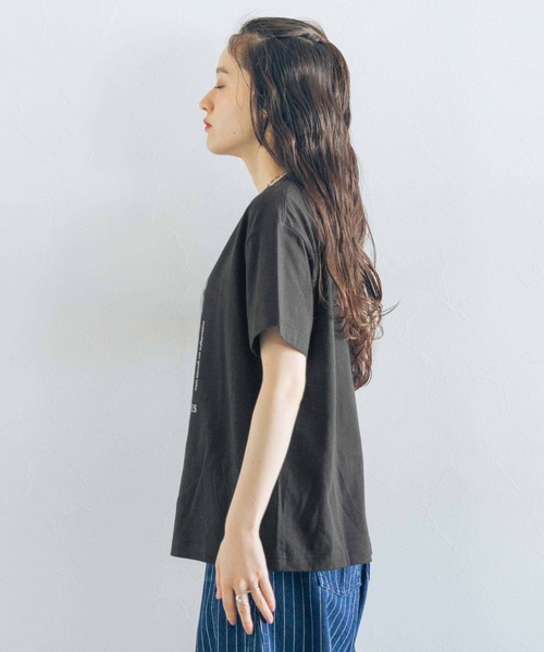 RAGEBLUE(レイジブルー)の「ニュアンスフラワープリントTシャツ(Tシャツ/カットソー・レディース・ライトブルー/ブラック/ホワイト・FREE)」の12枚目の写真