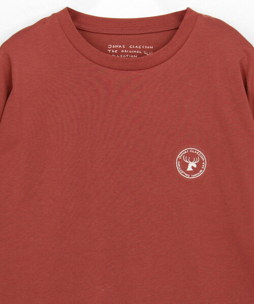 Jonas Claesson（ジョナスクレアッソン）の「JONAS CLAESSON/ジョナス クレアッソン Safari Surfers Short Sleeve Tee/サファリサーファーズ バックプリントTシャツ（Tシャツ/カットソー・メンズ・ベージュ/レッド/ホワイト/ブラック・LARGE/MEDIUM）」の14枚目の写真