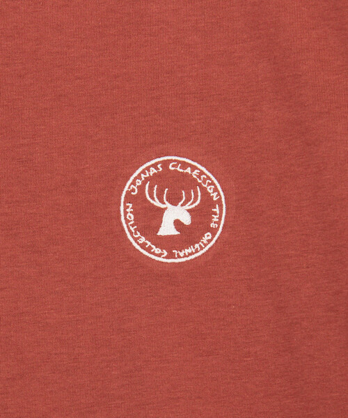 Jonas Claesson（ジョナスクレアッソン）の「JONAS CLAESSON/ジョナス クレアッソン Safari Surfers Short Sleeve Tee/サファリサーファーズ バックプリントTシャツ（Tシャツ/カットソー・メンズ・ベージュ/レッド/ホワイト/ブラック・LARGE/MEDIUM）」の13枚目の写真