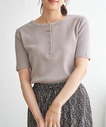 ikka | 前後2WAYヘンリーネックプルオーバー(Tシャツ/カットソー)