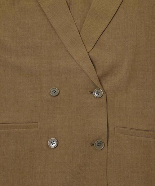 ITEMS URBANRESEARCH（アイテムズ アーバンリサーチ）の「『洗濯可』SMOOTH LINEN TOUCH ジレ（ダウンベスト・レディース・チャコールグレー/ベージュ/ブラウン・FREE）」の20枚目の写真