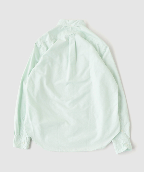 GITMAN VINTAGE(ギットマン ヴィンテージ)の「GITMAN VINTAGE / ギットマン ヴィンテージ CELESTE SPRING OXFORD(シャツ/ブラウス・メンズ・サファリグリーン・LARGE/MEDIUM)」の2枚目の写真
