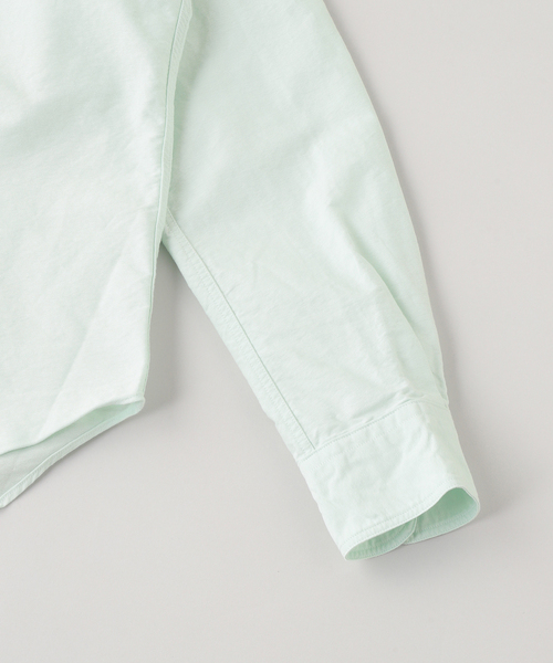 GITMAN VINTAGE(ギットマン ヴィンテージ)の「GITMAN VINTAGE / ギットマン ヴィンテージ CELESTE SPRING OXFORD(シャツ/ブラウス・メンズ・サファリグリーン・LARGE/MEDIUM)」の4枚目の写真