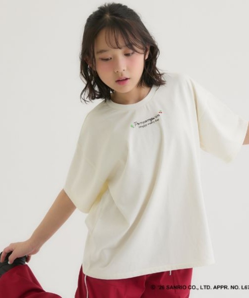 ポムポムプリン】バックプリントビッグTシャツ（Tシャツ/カットソー 