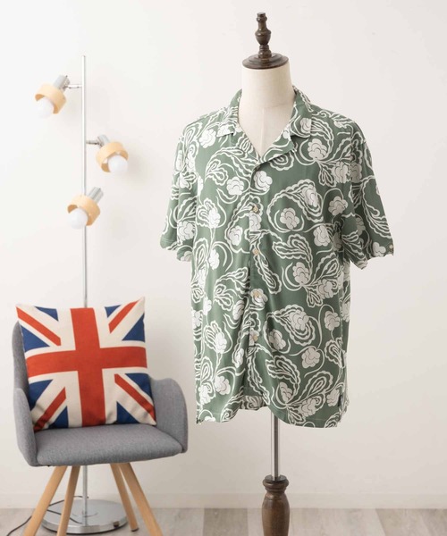Ben Sherman（ベンシャーマン）の「ペイズリースワールプリントシャツ（シャツ/ブラウス・メンズ・カーキ・MEDIUM/LARGE）」の2枚目の写真