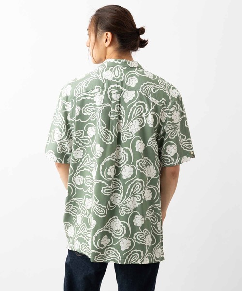 Ben Sherman（ベンシャーマン）の「ペイズリースワールプリントシャツ（シャツ/ブラウス・メンズ・カーキ・MEDIUM/LARGE）」の4枚目の写真