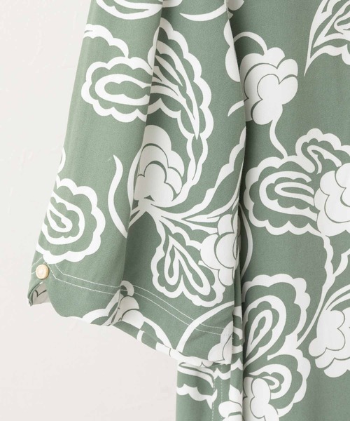Ben Sherman（ベンシャーマン）の「ペイズリースワールプリントシャツ（シャツ/ブラウス・メンズ・カーキ・MEDIUM/LARGE）」の9枚目の写真