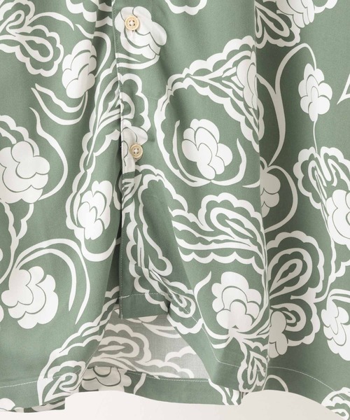 Ben Sherman（ベンシャーマン）の「ペイズリースワールプリントシャツ（シャツ/ブラウス・メンズ・カーキ・MEDIUM/LARGE）」の11枚目の写真