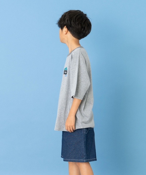 and D. petit main(アンドディープティマイン)の「TCR/ビックシルエットリンガー半袖Tシャツ(Tシャツ/カットソー・キッズ・トップグレー/ブルー/ライトブルー/ライトピンク・120cm/110cm/130cm/140cm/100cm)」の18枚目の写真