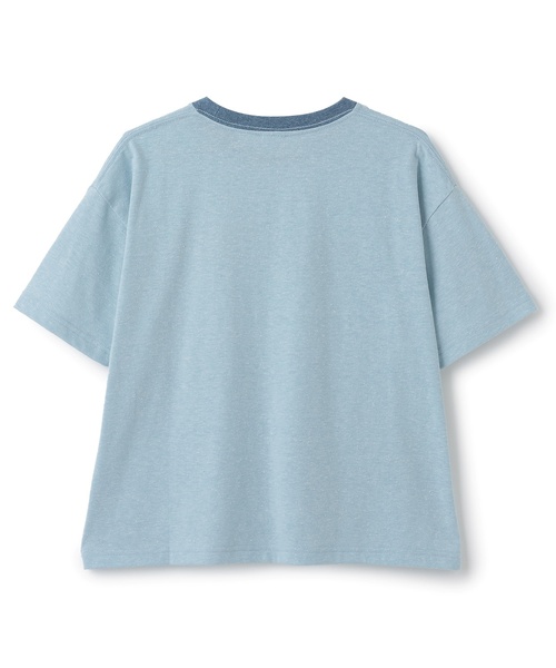 and D. petit main(アンドディープティマイン)の「TCR/ビックシルエットリンガー半袖Tシャツ(Tシャツ/カットソー・キッズ・トップグレー/ブルー/ライトブルー/ライトピンク・120cm/110cm/130cm/140cm/100cm)」の15枚目の写真