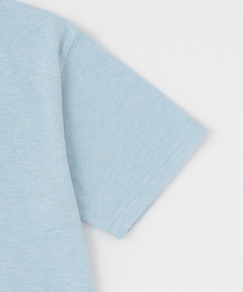 and D. petit main(アンドディープティマイン)の「TCR/ビックシルエットリンガー半袖Tシャツ(Tシャツ/カットソー・キッズ・トップグレー/ブルー/ライトブルー/ライトピンク・120cm/110cm/130cm/140cm/100cm)」の12枚目の写真