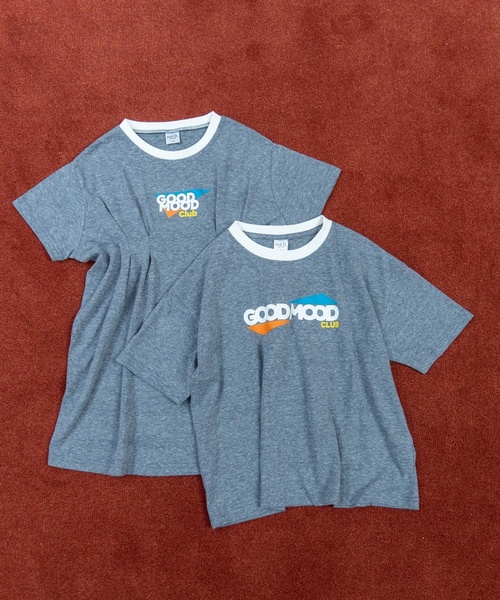 and D. petit main(アンドディープティマイン)の「TCR/ビックシルエットリンガー半袖Tシャツ(Tシャツ/カットソー・キッズ・トップグレー/ブルー/ライトブルー/ライトピンク・120cm/110cm/130cm/140cm/100cm)」の6枚目の写真