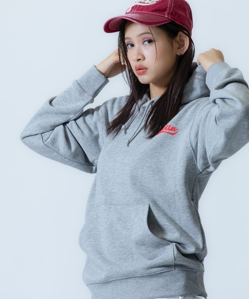 X-girl SPORTS(エックスガールスポーツ)の「NS SK WE FAN GOODS SWEAT HOODIE/ノジマステラ神奈川相模原(スウェット・メンズ・グレー/ネイビー・X-LARGE/LARGE/SMALL/XX-LARGE/MEDIUM)」の6枚目の写真