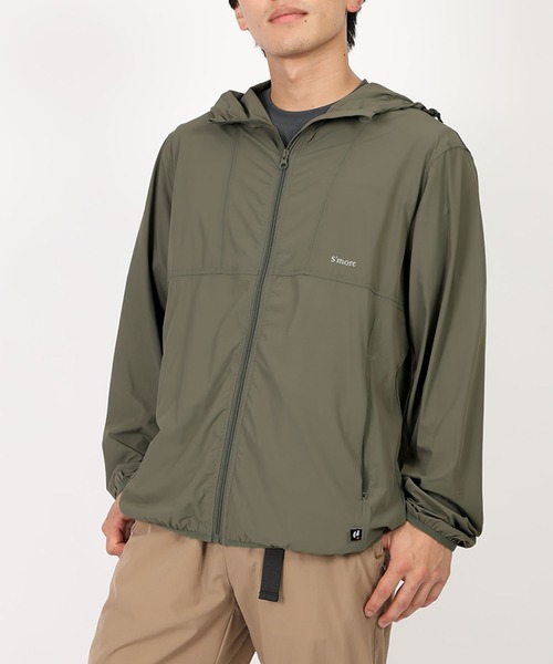 S'more(スモア)の「Nylon UV protective jacket(ナイロンジャケット・メンズ・ライトパープル/カーキ/オフホワイト・LARGE/MEDIUM/SMALL/X-LARGE)」の1枚目の写真