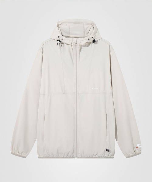 S'more(スモア)の「Nylon UV protective jacket(ナイロンジャケット・メンズ・ライトパープル/カーキ/オフホワイト・LARGE/MEDIUM/SMALL/X-LARGE)」の4枚目の写真