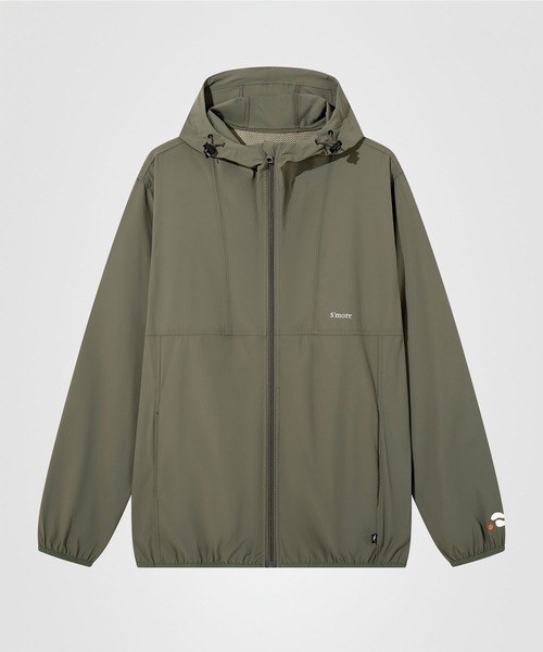 S'more(スモア)の「Nylon UV protective jacket(ナイロンジャケット・メンズ・ライトパープル/カーキ/オフホワイト・LARGE/MEDIUM/SMALL/X-LARGE)」の7枚目の写真