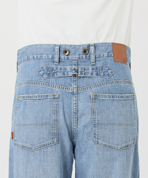 Spick & Span（スピックアンドスパン）の「5 1/2 8oz W-KNEE DENIM（デニムパンツ・レディース・サックスブルー/ホワイト・27/28）」の21枚目の写真