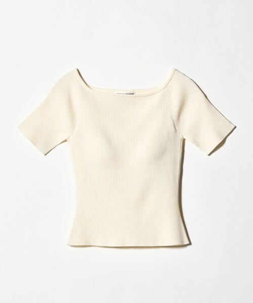 セール】＜NICENICE MOMENT＞オープンショルダー ニットTシャツ
