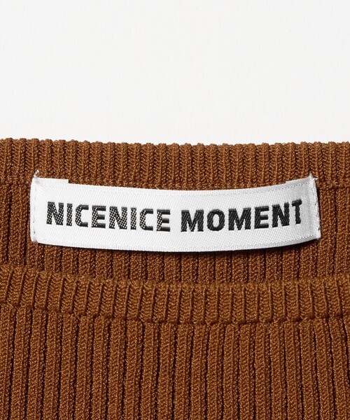 NICENICE MOMENT(ナイスナイスモーメント)の「<NICENICE MOMENT>オープンショルダー ニットTシャツ(その他アンダーウェア/インナー・レディース・ホワイト/ブラウン系/ブラック・FREE)」の13枚目の写真