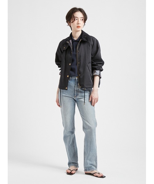 Barbour（バブアー）の「Sofie ノンワックス ジャケット（レディース）（ブルゾン・レディース・ブラック/ベージュ・8/10）」の6枚目の写真