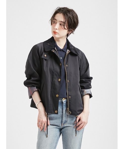 Barbour（バブアー）の「Sofie ノンワックス ジャケット（レディース）（ブルゾン・レディース・ブラック/ベージュ・8/10）」の8枚目の写真