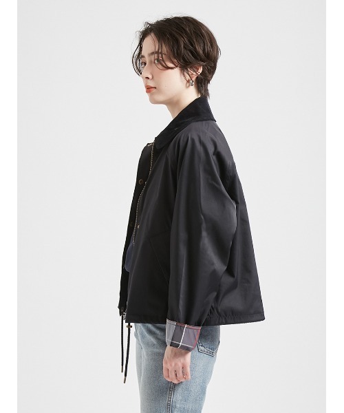 Barbour（バブアー）の「Sofie ノンワックス ジャケット（レディース）（ブルゾン・レディース・ブラック/ベージュ・8/10）」の9枚目の写真