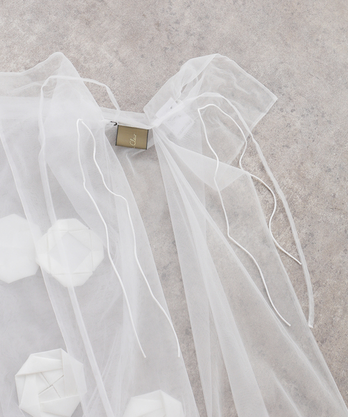 JOURNAL STANDARD(ジャーナルスタンダード)の「【Create Clair / クリエイト クレイル】 ORIGAMI VEIL WRAP SK(スカート・レディース・ホワイト・FREE)」の6枚目の写真