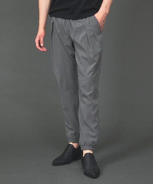 5351 POUR LES HOMMES(ゴーサンゴーイチプールオム)の「【セットアップ対応】セルロース ナイロン 2タック パンツ(その他パンツ・メンズ・グレー/ブラック・48/46/44/50)」の9枚目の写真