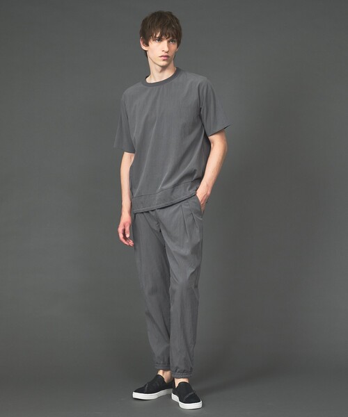 5351 POUR LES HOMMES(ゴーサンゴーイチプールオム)の「【セットアップ対応】セルロース ナイロン 2タック パンツ(その他パンツ・メンズ・グレー/ブラック・48/46/44/50)」の10枚目の写真