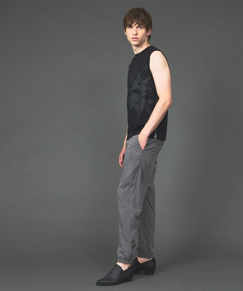 5351 POUR LES HOMMES(ゴーサンゴーイチプールオム)の「【セットアップ対応】セルロース ナイロン 2タック パンツ(その他パンツ・メンズ・グレー/ブラック・48/46/44/50)」の11枚目の写真