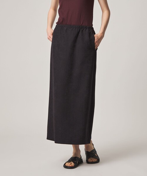 Steven Alan(スティーブンアラン)の「<Steven Alan>スエードライク ロング スカート(スカート・レディース・ブラウン/ブラック・S/M)」の1枚目の写真